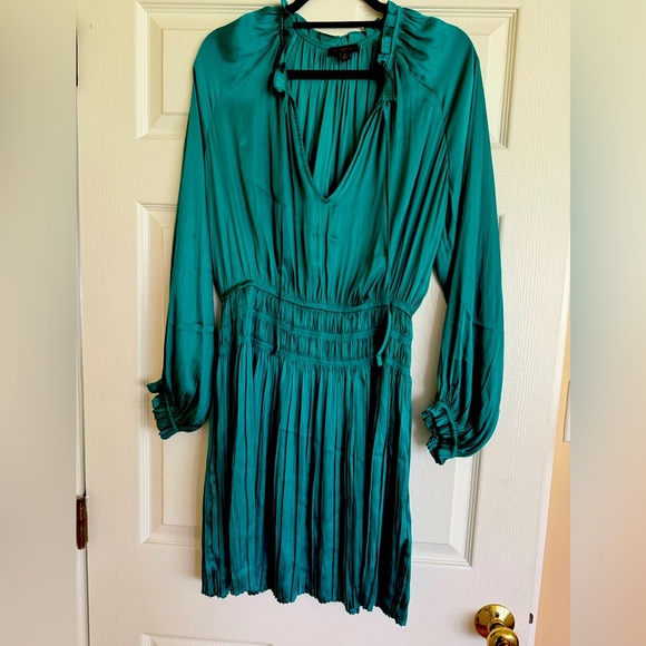 Anthropologie Currentair Teal Mini Dress - Picture 2 of 3